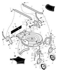 Part Location Diagram of 009X30 Murray DISCONTINUED